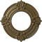 Ekena Millwork Benson Ceiling Medallion (Fits Canopies up to 4 1/8"), 9"OD x 4 1/8"ID x 5/8"P, Mississippi Mud CM09BNMMF - alternate 1